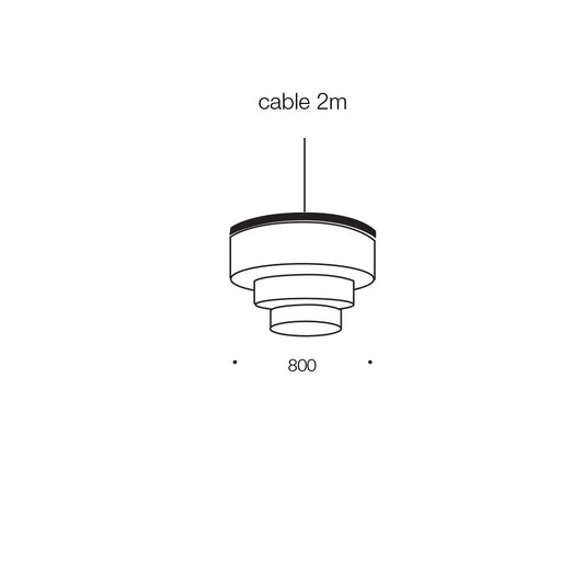 Serene 16 Lights PendantTelbixSERENE PE16-BK- Grand Chandeliers