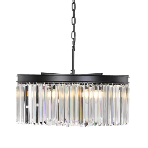 Serene 6 Lights PendantTelbixSERENE PE06-BK- Grand Chandeliers