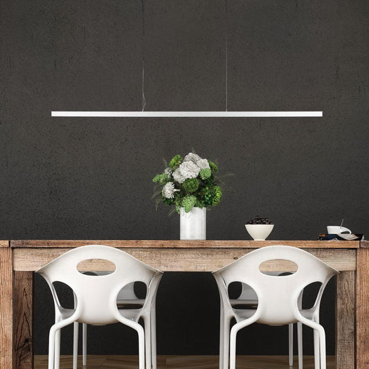 Shard LED 150cm White Slimline PendantOriel LightingOL60795/1500WH- Grand Chandeliers