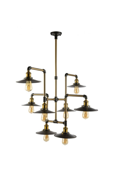 Shaun 8 Lights Bronze And Black PendantFiorentinoSHAUN-8L- Grand Chandeliers