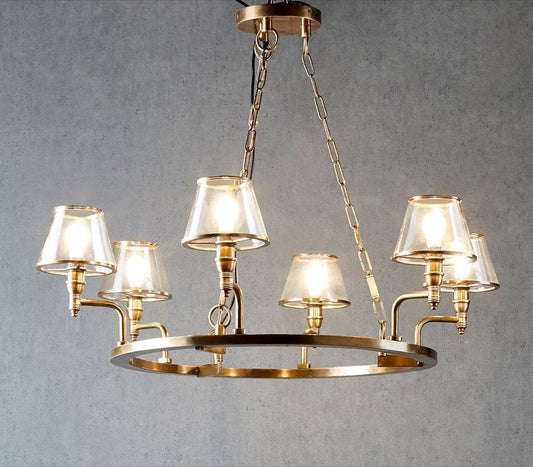 Sienna Chandelier Antique BrassEmac & LawtonELPIM30578AB- Grand Chandeliers