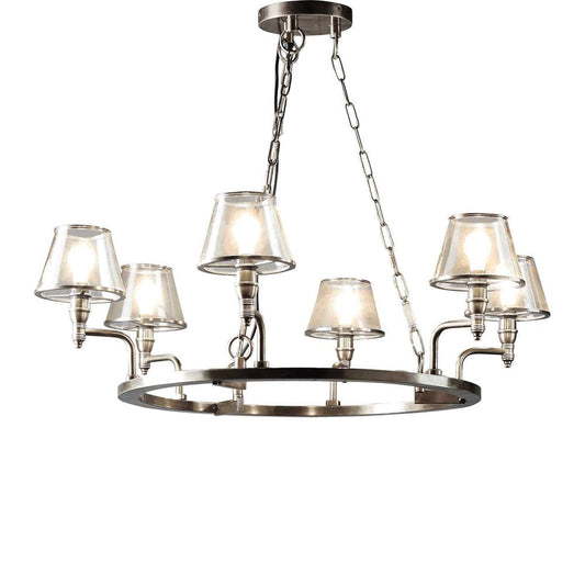 Sienna Chandelier Antique SilverEmac & LawtonELPIM30578AS- Grand Chandeliers