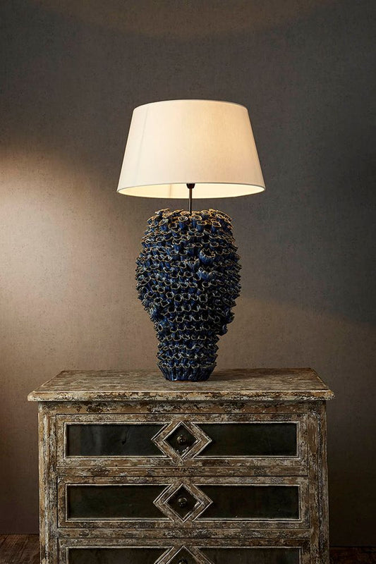 Singita Ceramic Table Lamp Base BlueEmac & LawtonELTIQ102754- Grand Chandeliers