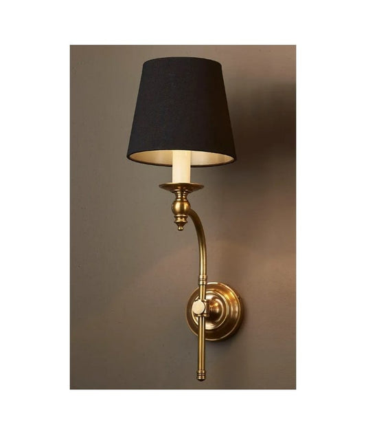 Soho Curved Wall Light Base Antique BrassEmac & LawtonELPIM50002AB- Grand Chandeliers