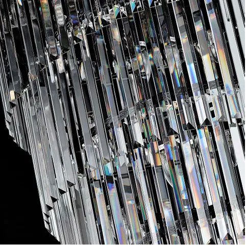 Spiral Chandelier - Large Black - 700x2000Grand Chandeliers5510227-BK-1- Grand Chandeliers