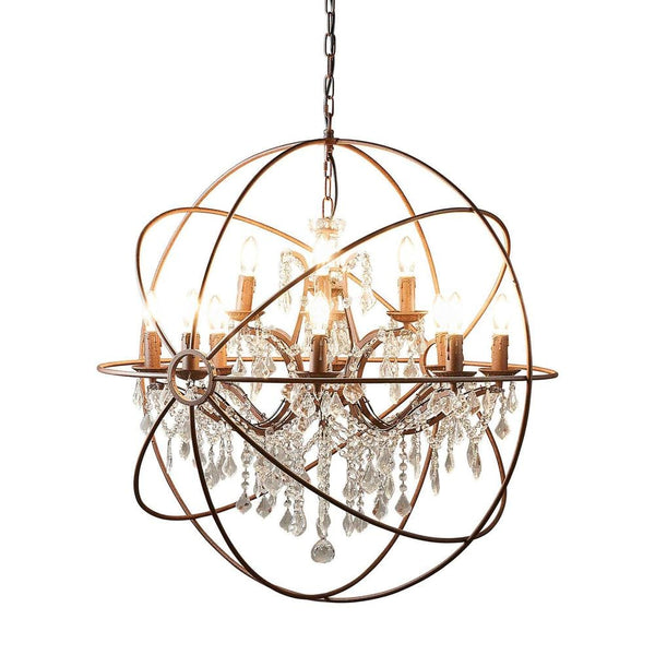 Sundance Chandelier Large RustEmac & LawtonELZR600284OR- Grand Chandeliers