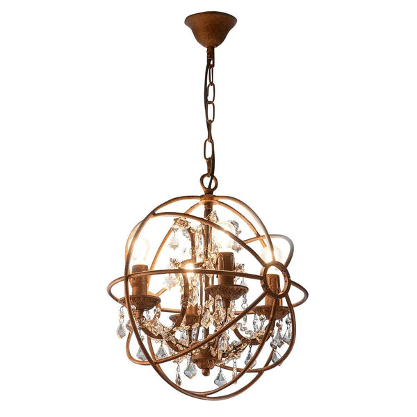 Sundance Chandelier Small RustEmac & LawtonELZRD6002-4OR- Grand Chandeliers