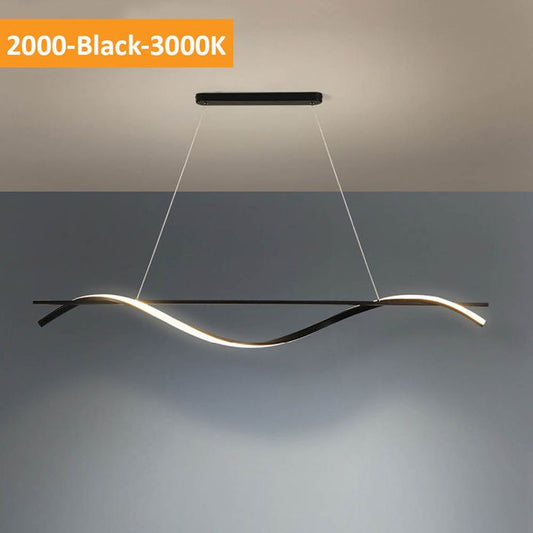 Swirl 200cm Pendant - 3000KVencha5510095W- Grand Chandeliers