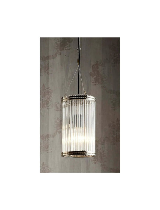 Verre Glass Ceiling Pendant Small NickelEmac & LawtonELJE13701- Grand Chandeliers