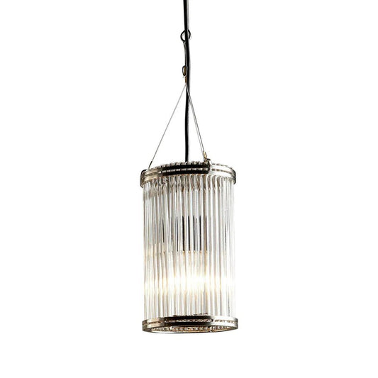 Verre Glass Ceiling Pendant Small NickelEmac & LawtonELJE13701- Grand Chandeliers