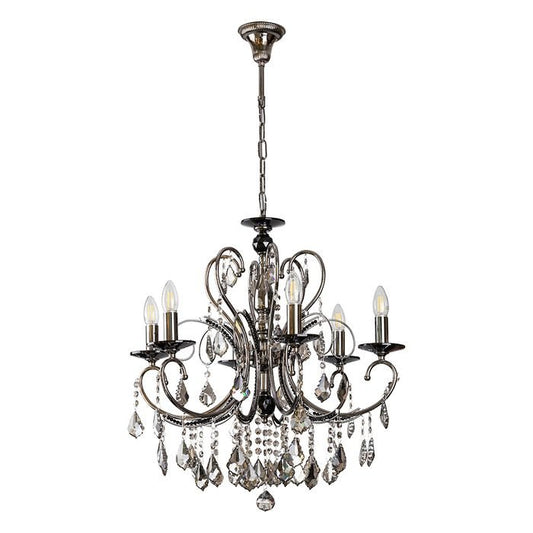 Versailles Asfour Crystal Chandelier - MediumVenchaK-2013-24-6L-BK- Grand Chandeliers