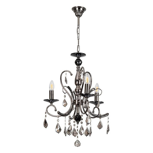 Versailles Asfour Crystal Chandelier - SmallVenchaK-2013-18-3L-BK-CH- Grand Chandeliers