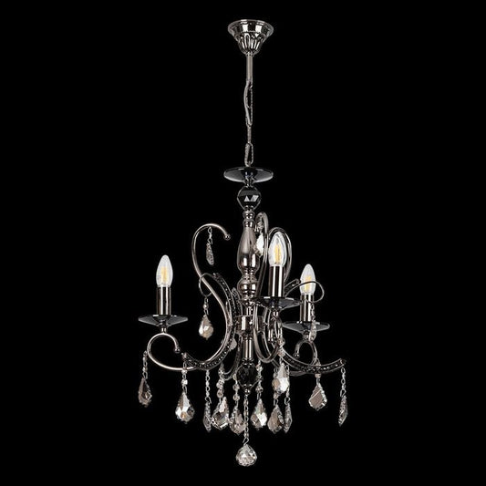 Versailles Asfour Crystal Chandelier - SmallVenchaK-2013-18-3L-BK-CH- Grand Chandeliers