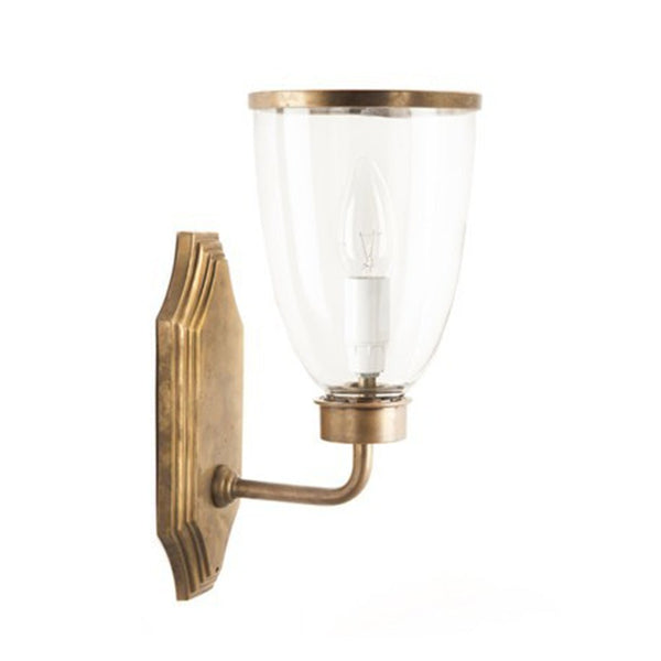 Westbrook Wall Light with Glass Shade BrassEmac & LawtonELPIM85350AB- Grand Chandeliers