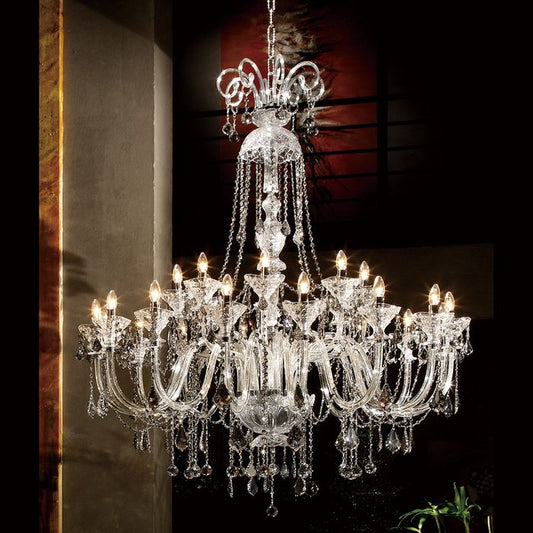 Zephyr Asfour Crystal Chandelier - LargeVenchaK-9920-53-16-8L-911- Grand Chandeliers